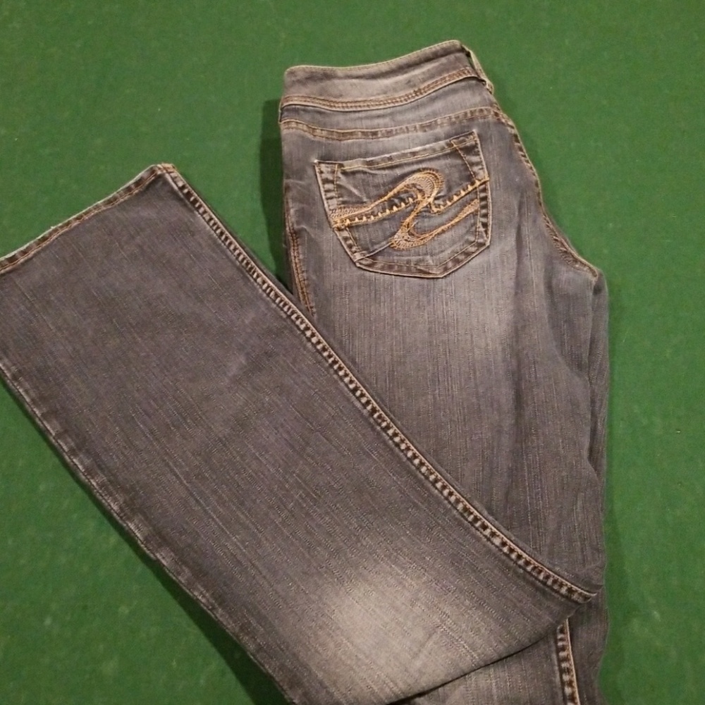 Silver jeans